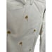 Lilly Pulitzer White Gold Palm Tree Embroidery Low Rise Worth Skinny Pant Size 0