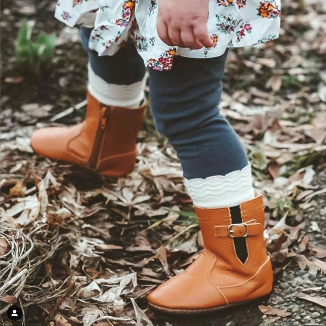 Infant Moccasin Brown Riding Boots