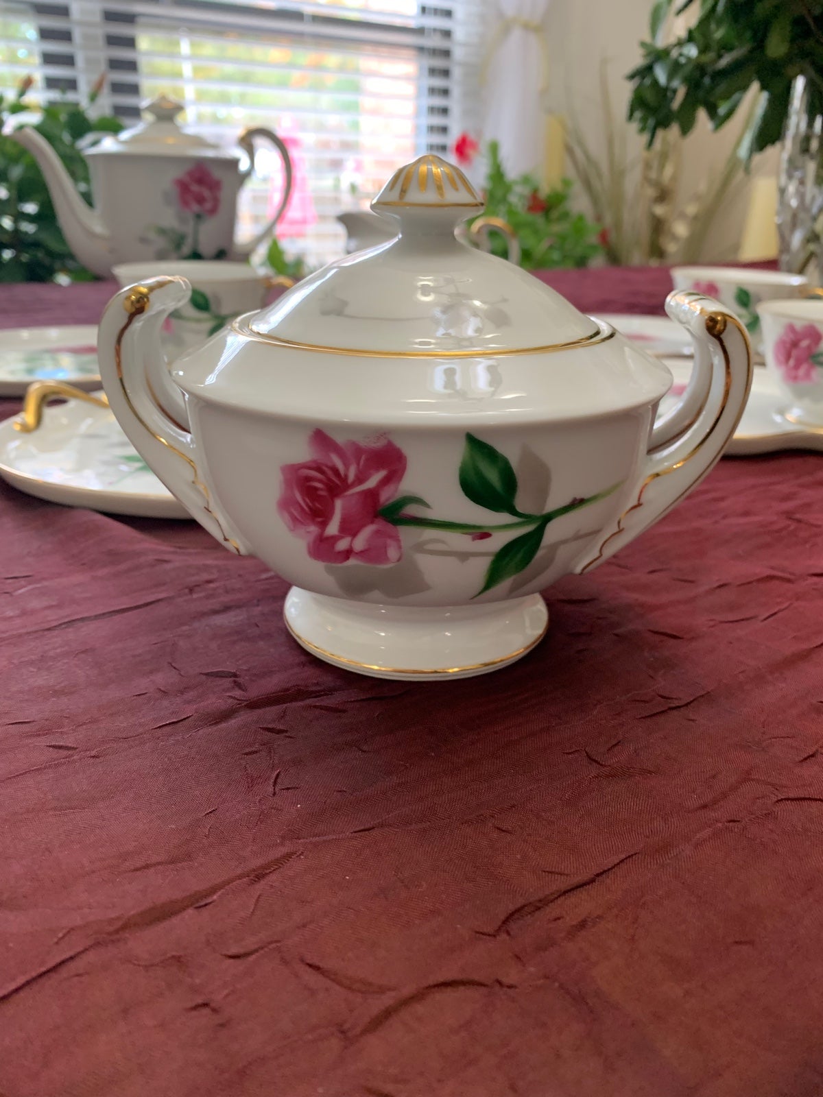 Rare Vintage Gold China Nagoya Shokai T-1001 Teaset with