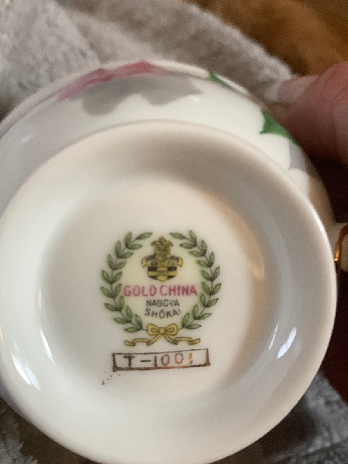 Rare Vintage Gold China Nagoya Shokai T-1001 Teaset with