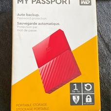 1Tb WD My Passport (Red)
