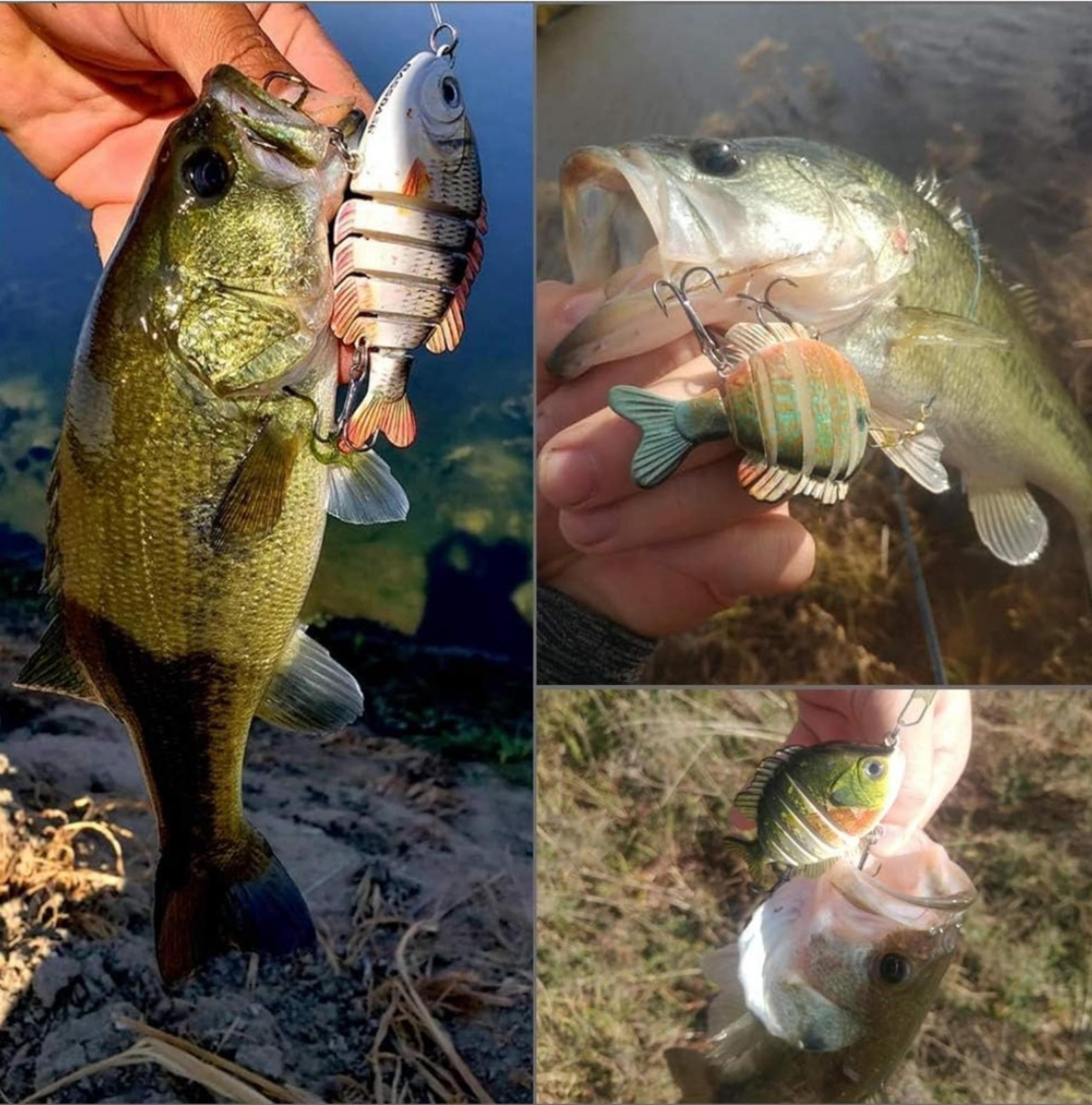 Lifelike bluegill swimbait 4pack lot