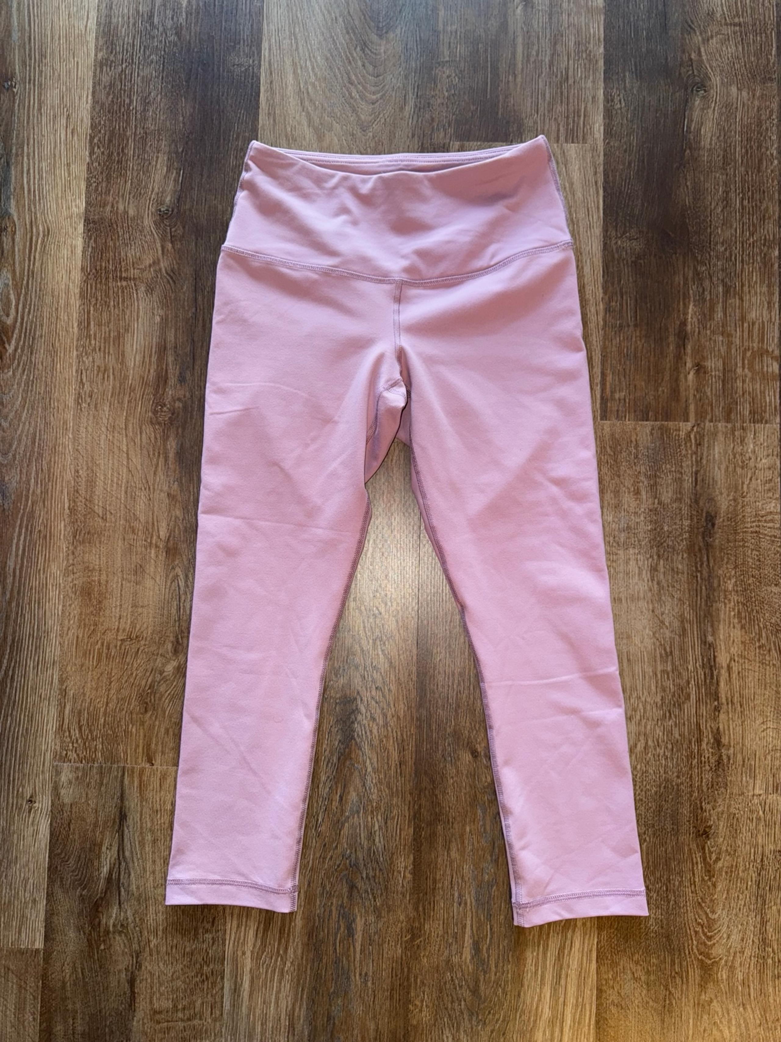 90 Degree by Reflex Pink Leggings cropped length - size S