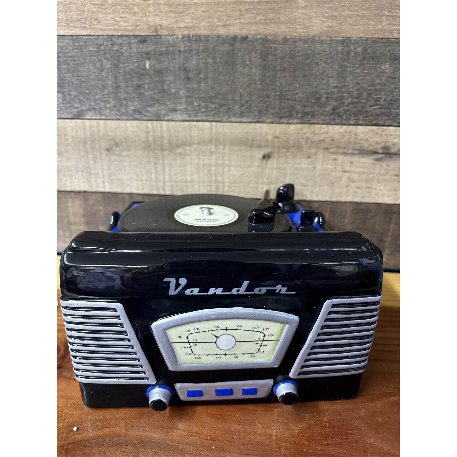 Elvis Presley Record Player Cookie Jar Limited Edition In Box