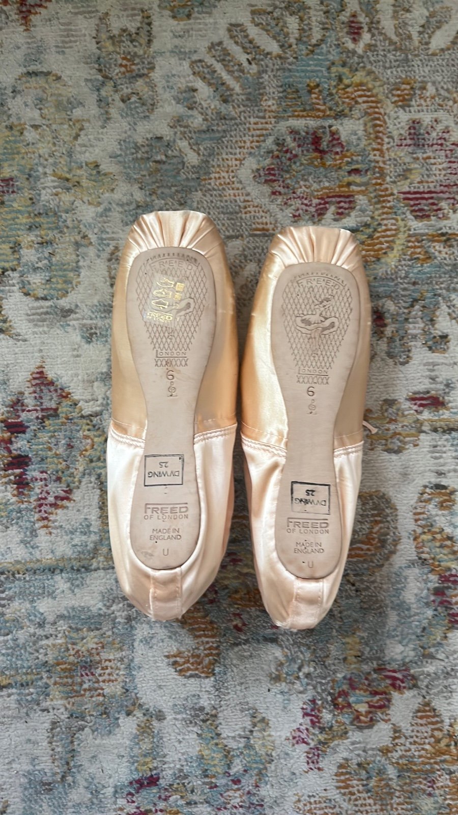 Freed of London Pointe Shoes 6 No X Treble Clef