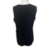 Eileen Fisher Black Tank Top W/ Ruffle Size Medium