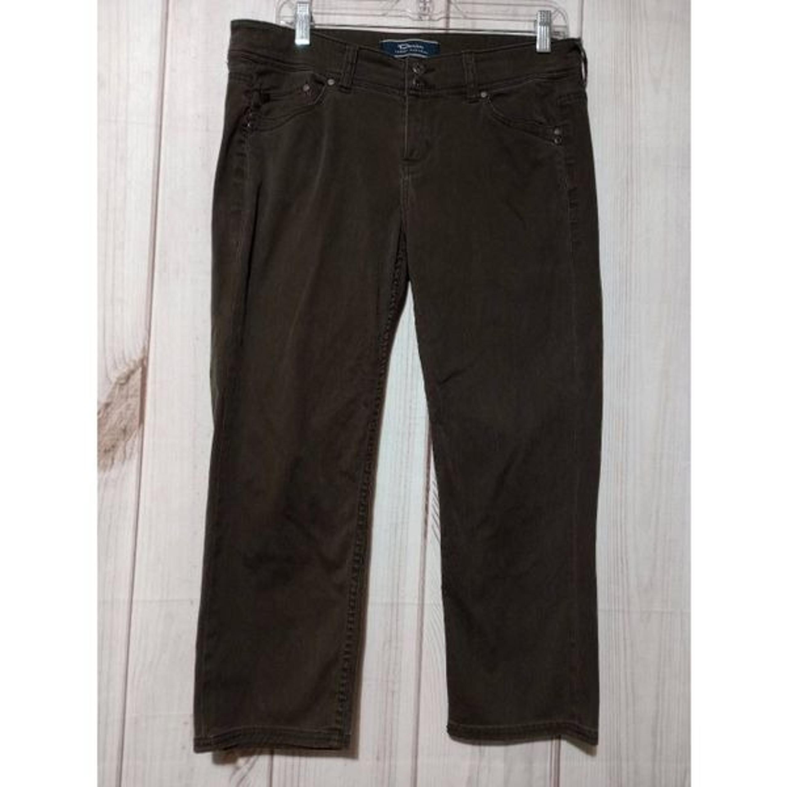 Tommy Bahama Pants Ladies 8 Brown Chino Cropped