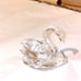 Swarovski Cut Crystal Swan Vintage Signed Pristine Like New Condition NWOT