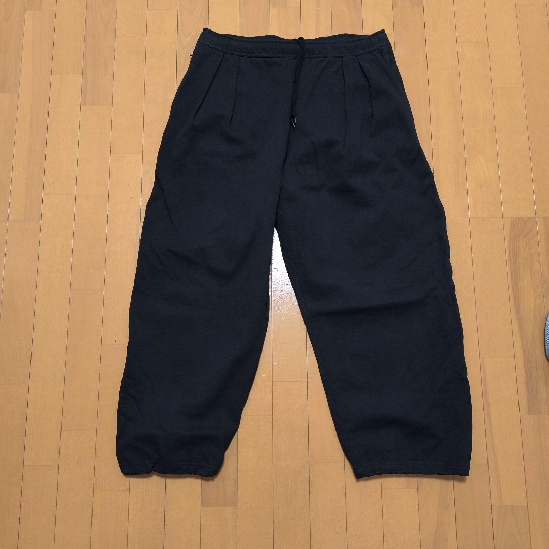 BEAMS Balloon Sweatpants, Black, Size M