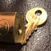 Vintage LV Louis Vuitton Padlock Lock & Key 225