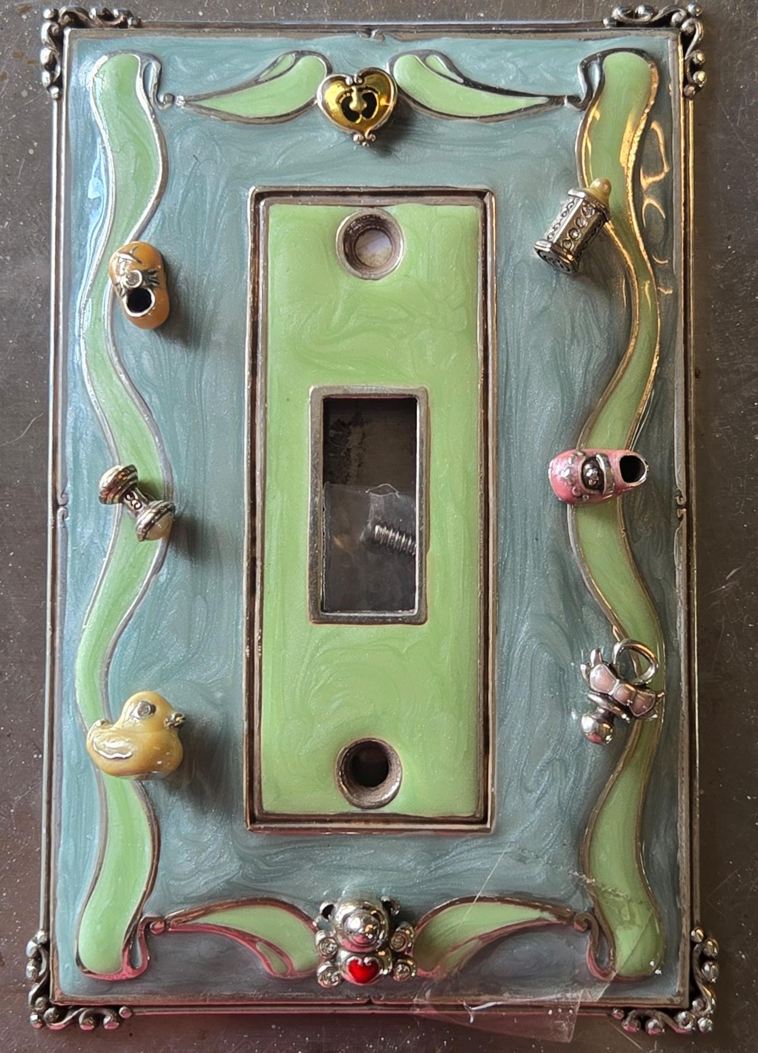 Brighton Nursery Single Light Switch Cover