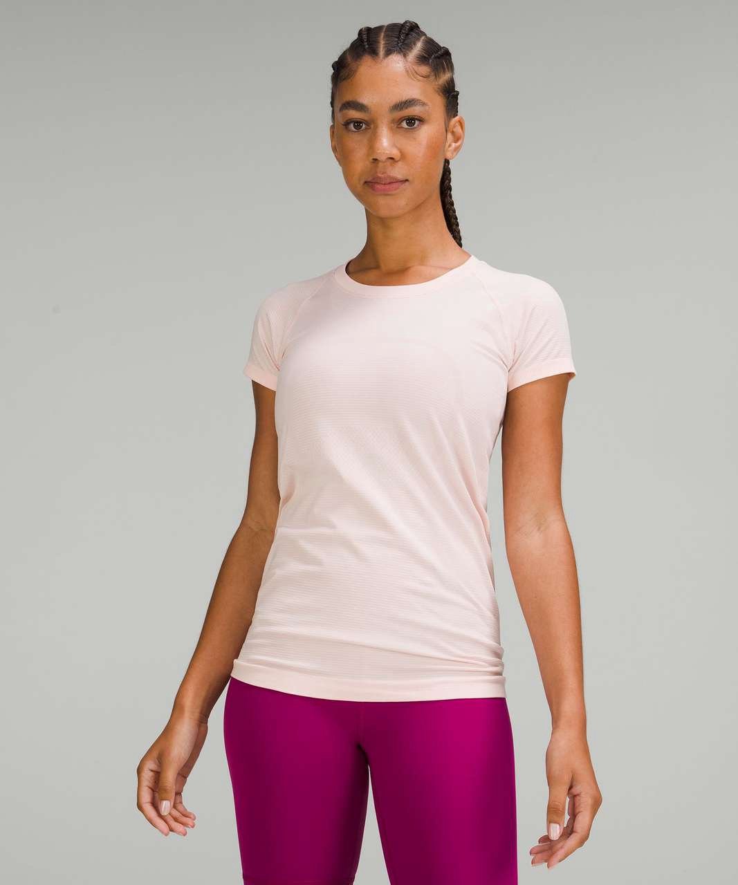 Lululemon Swiftly Tech Short Sleeve Shirt 2.0 Strawberry Milkshake Size 8