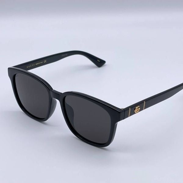 BRAND NEW GUCCI GG0637SK 001 Black Grey Unisex Sunglasses