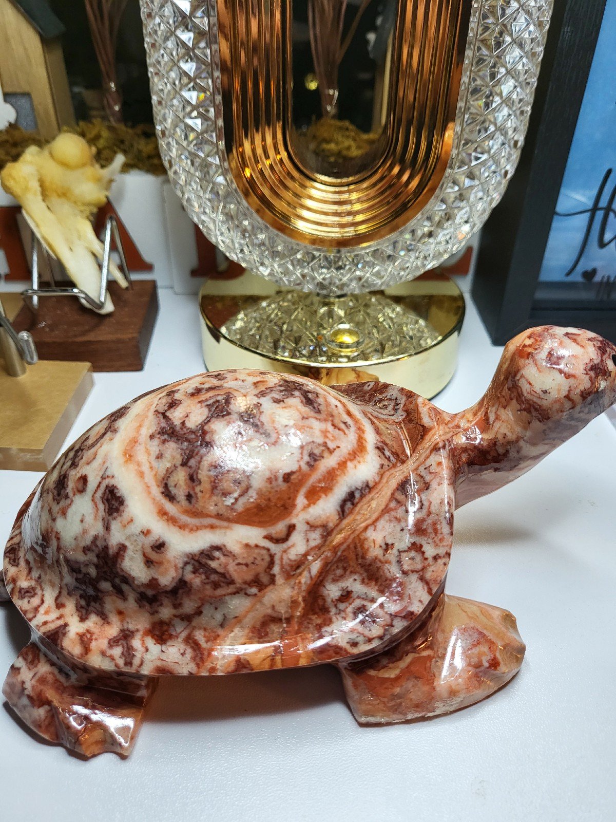 Banded Jasper Turtle carvings large 2815