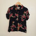 Vintage Tommy Bahama Camp Hawaiian Shirt-Small-100% Silk-Hibiscus Flowers