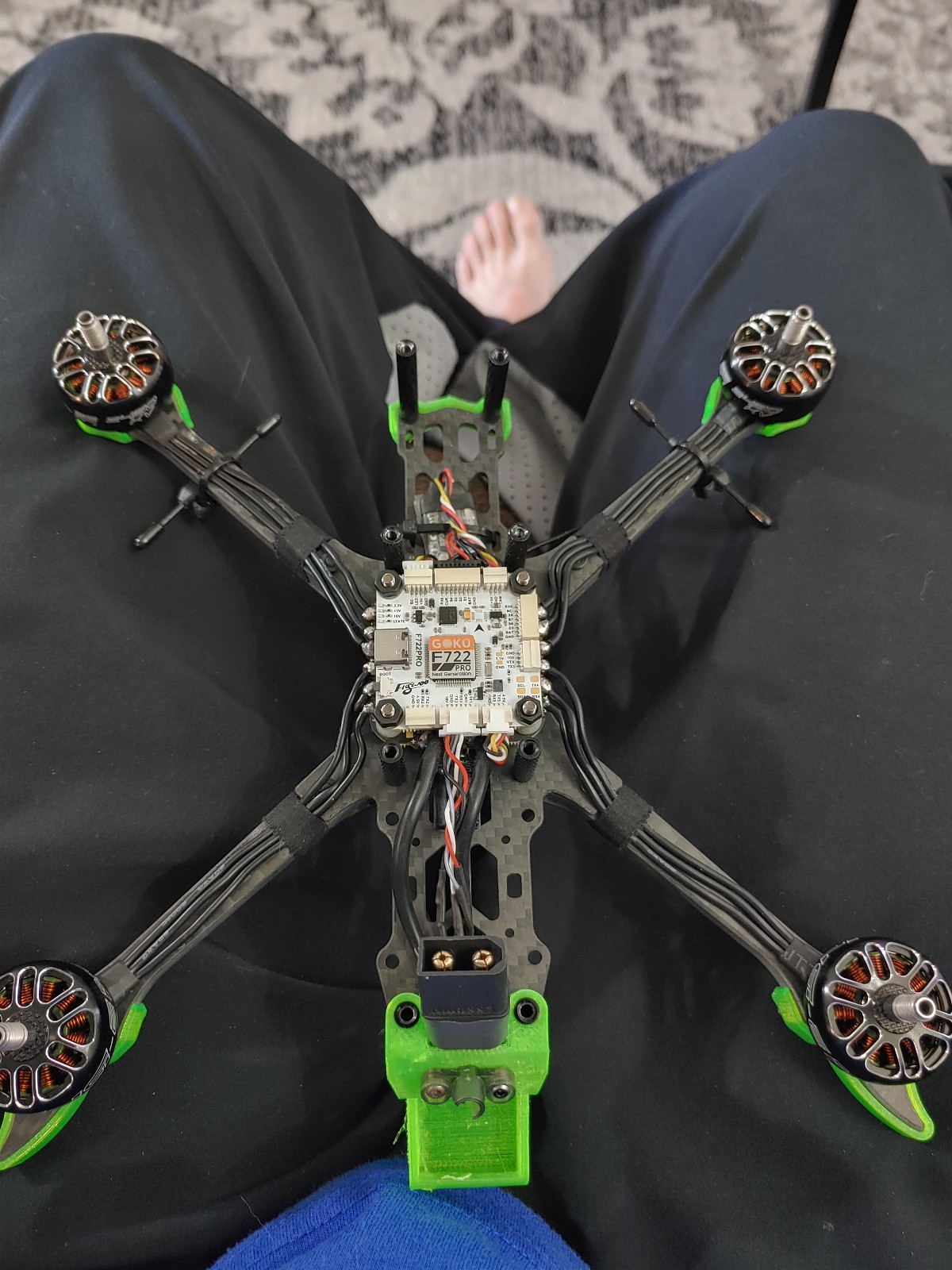 FPV Drone Flywoo GOKU F722 30x30, 4 Xing-E Pro Motors & ELRS RX NO FRAME