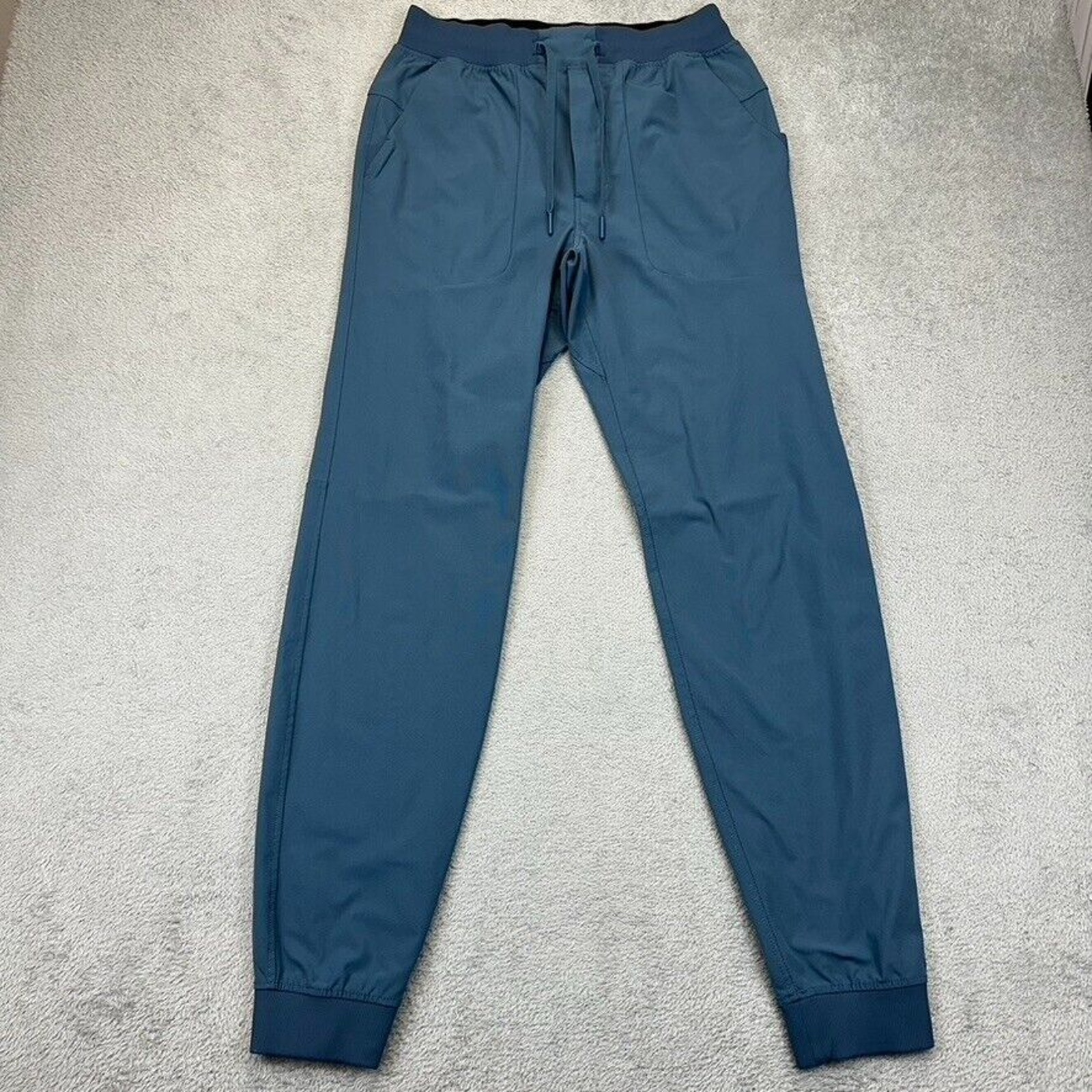 Lululemon ABC Jogger Warpstreme Men’s Size M Blue Athleisure 32 Inseam