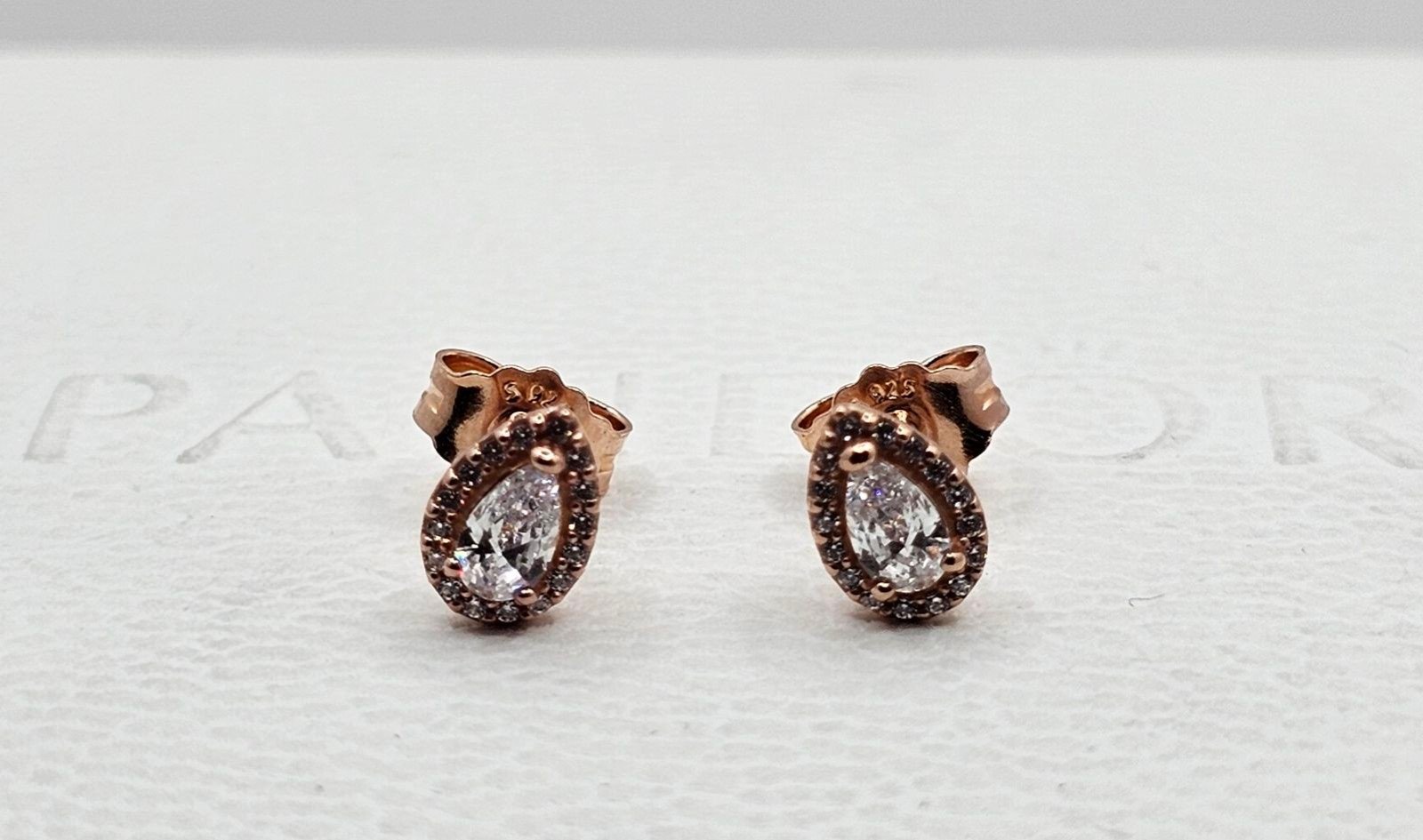 Authentic Pandora Rose Stud Earrings