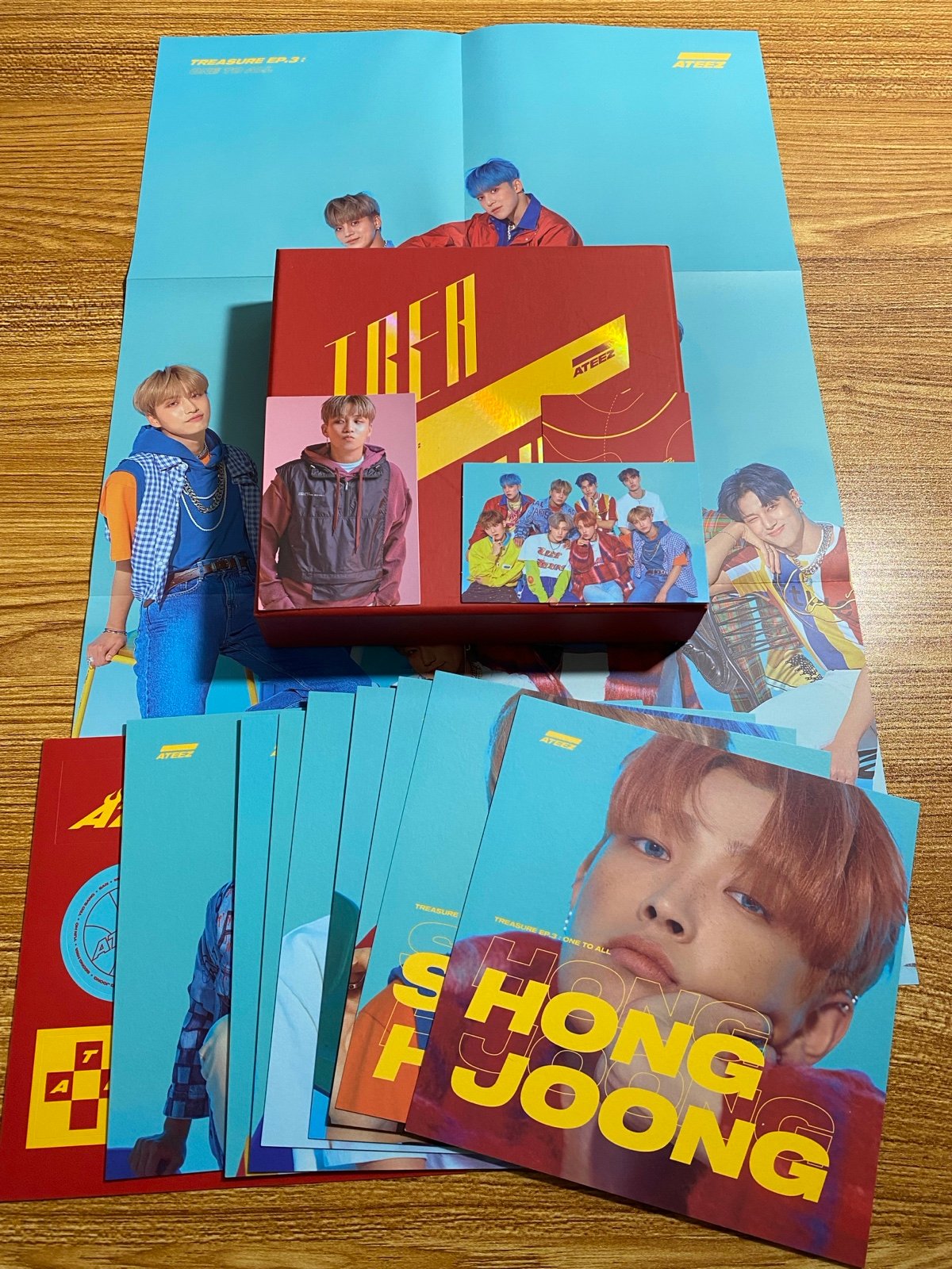 Ateez Treasure Ep.3: One to All Album With Inclusions Illusion Version