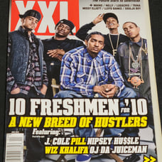 XXL Magazine Nipsey Hussle Wiz Khalifa J. Cole 2010 Freshman 2010 Fashawn