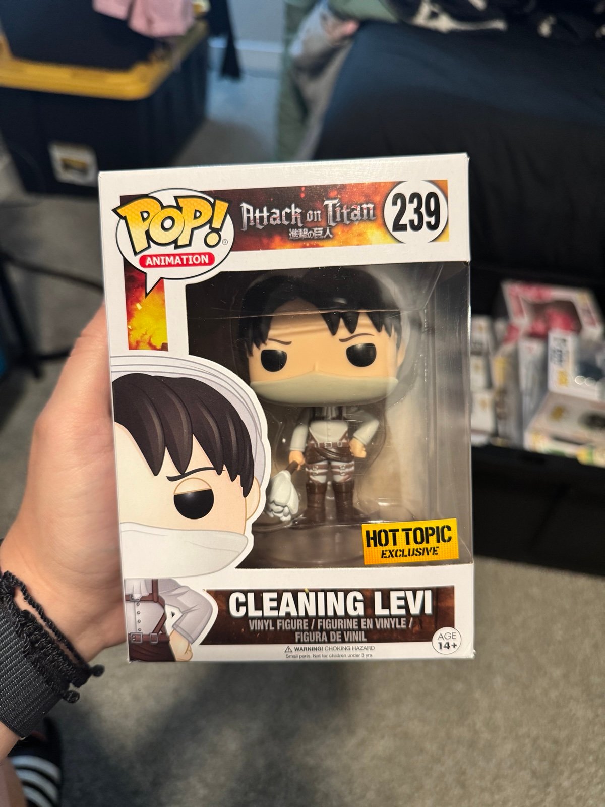 Cleaning Levi Funko pop