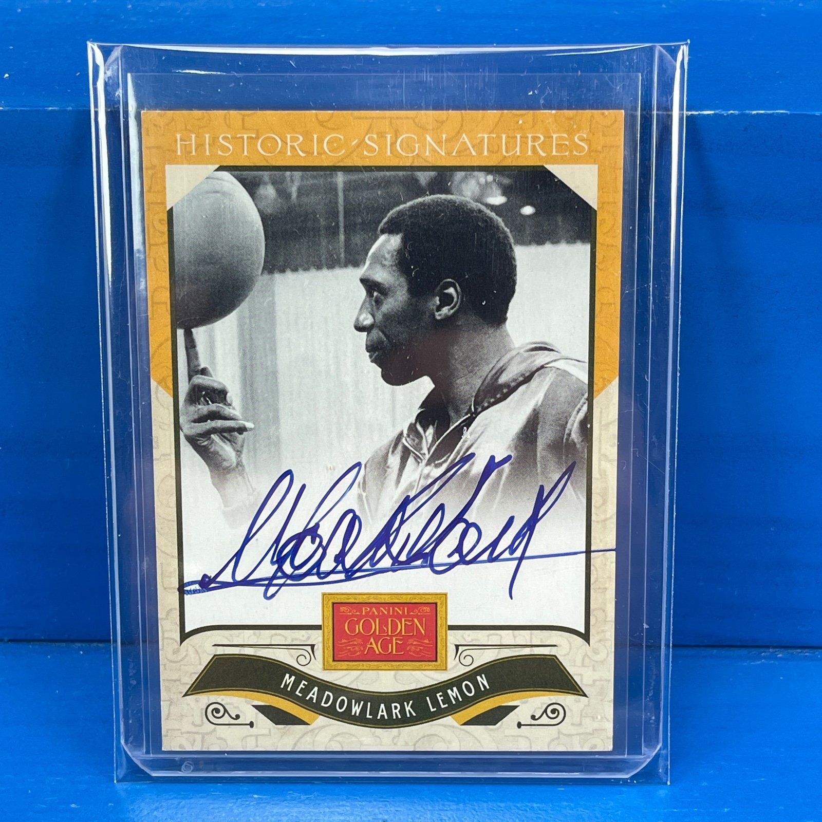 MEADOWLARK LEMON 2012 Golden Age Autograph Card Harlem Globetrotters LEGEND AUTO