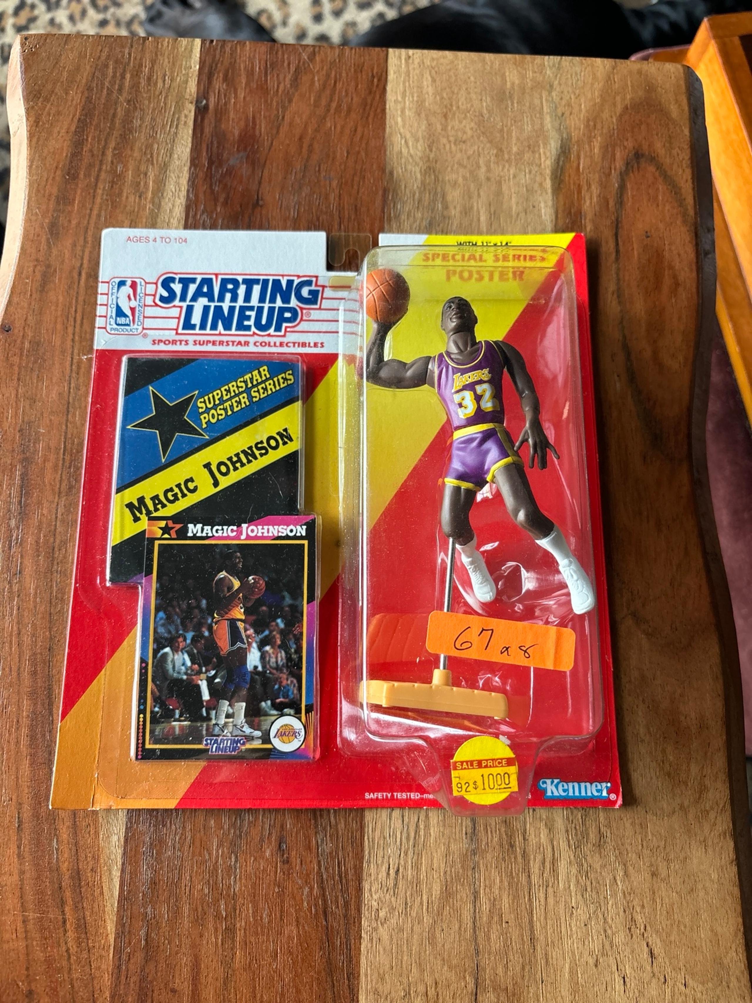 1992 Starting Lineup Magic Johnson Los Angeles Lakers