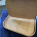 Vintage bamboo serving trays (4)