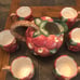 2 Qt Fitz & Floyd Apple Pitcher, 6 Mugs