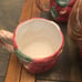 2 Qt Fitz & Floyd Apple Pitcher, 6 Mugs