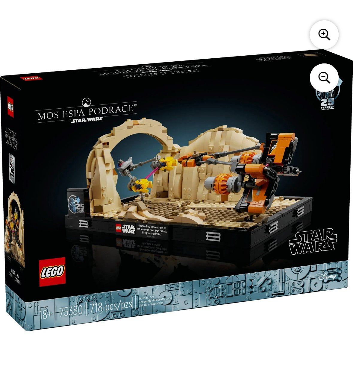 Star Wars LEGO Star Wars: The Phantom Menace Mos Espa Podrace Diorama, Build and