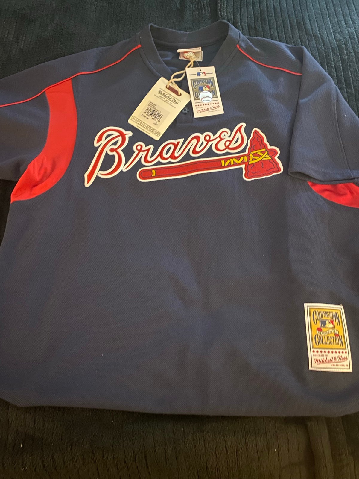 Mitchell & Ness Alanta Braves Jersey (Jones)