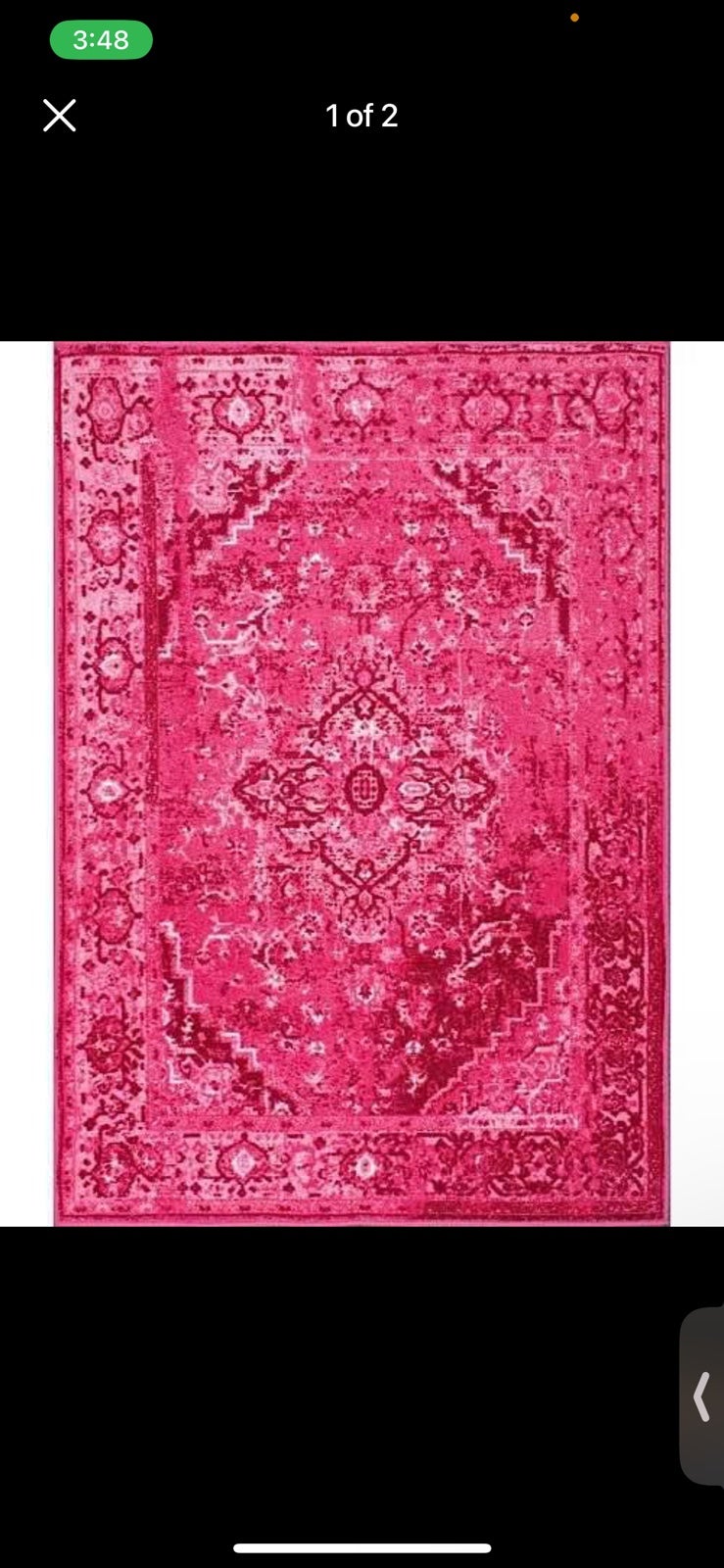 Pink Persian rug