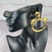 Authentic Vintage 90s Moschino x Jeremy Scott Large Gold Plated Teddy Bear Clip