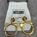 Authentic Vintage 90s Moschino x Jeremy Scott Large Gold Plated Teddy Bear Clip