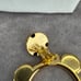 Authentic Vintage 90s Moschino x Jeremy Scott Large Gold Plated Teddy Bear Clip