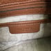 Michael Kors Luggage Brown Leather Camden Drawstring Shoulder Bag Purse Tote
