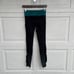 Lululemon Women’s Speed Tights Leggings Black Folage Teal Polka Dot Ruched 4