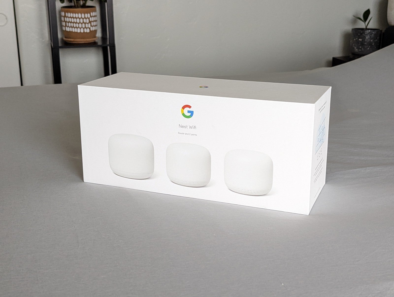 Google Nest Wifi Router with 2 points (Snow)