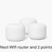 Google Nest Wifi Router with 2 points (Snow)