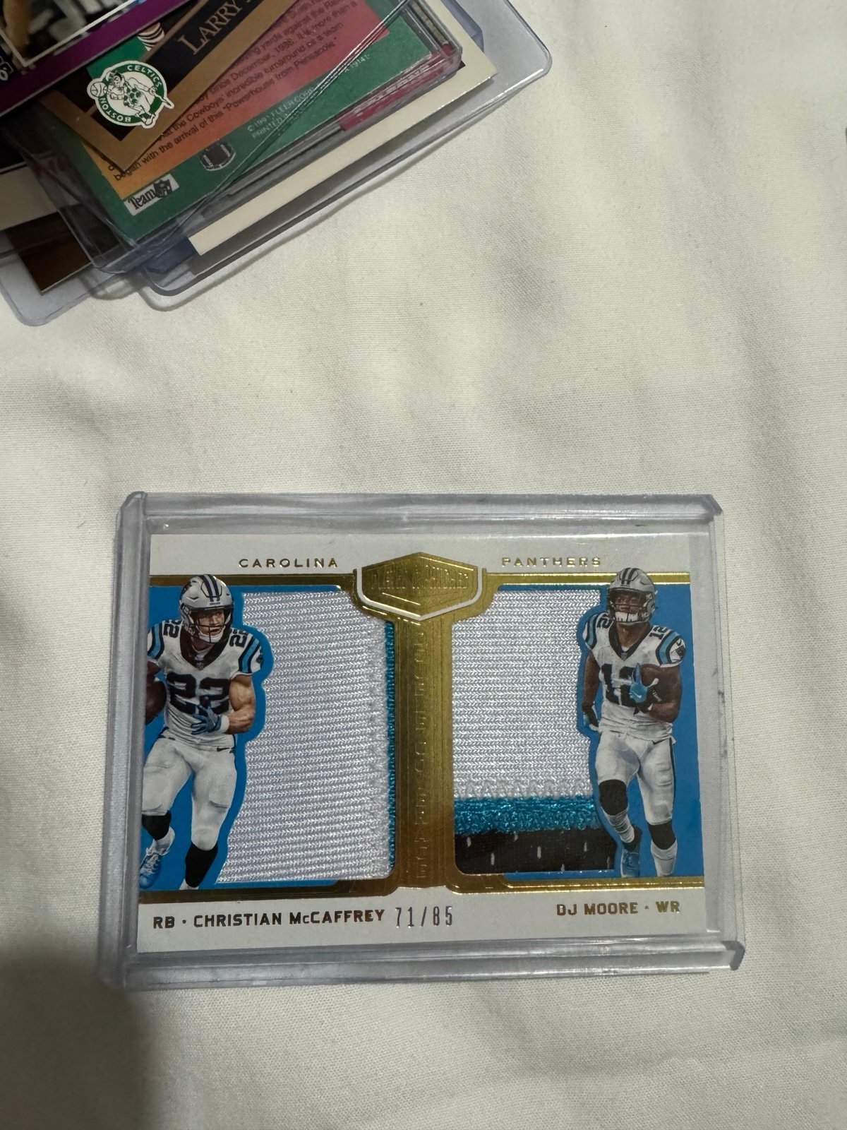 CMC/DJ Moore duel patch cards.