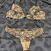 Victoria’s Secret Cheetah Print Bra/Thong Set 32C(S)