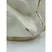 Vintage MCM Mid-Century White Leaf w/ Gold Esco-Lite Pottery TV Lamp Television
