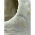 Vintage MCM Mid-Century White Leaf w/ Gold Esco-Lite Pottery TV Lamp Television