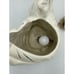 Vintage MCM Mid-Century White Leaf w/ Gold Esco-Lite Pottery TV Lamp Television
