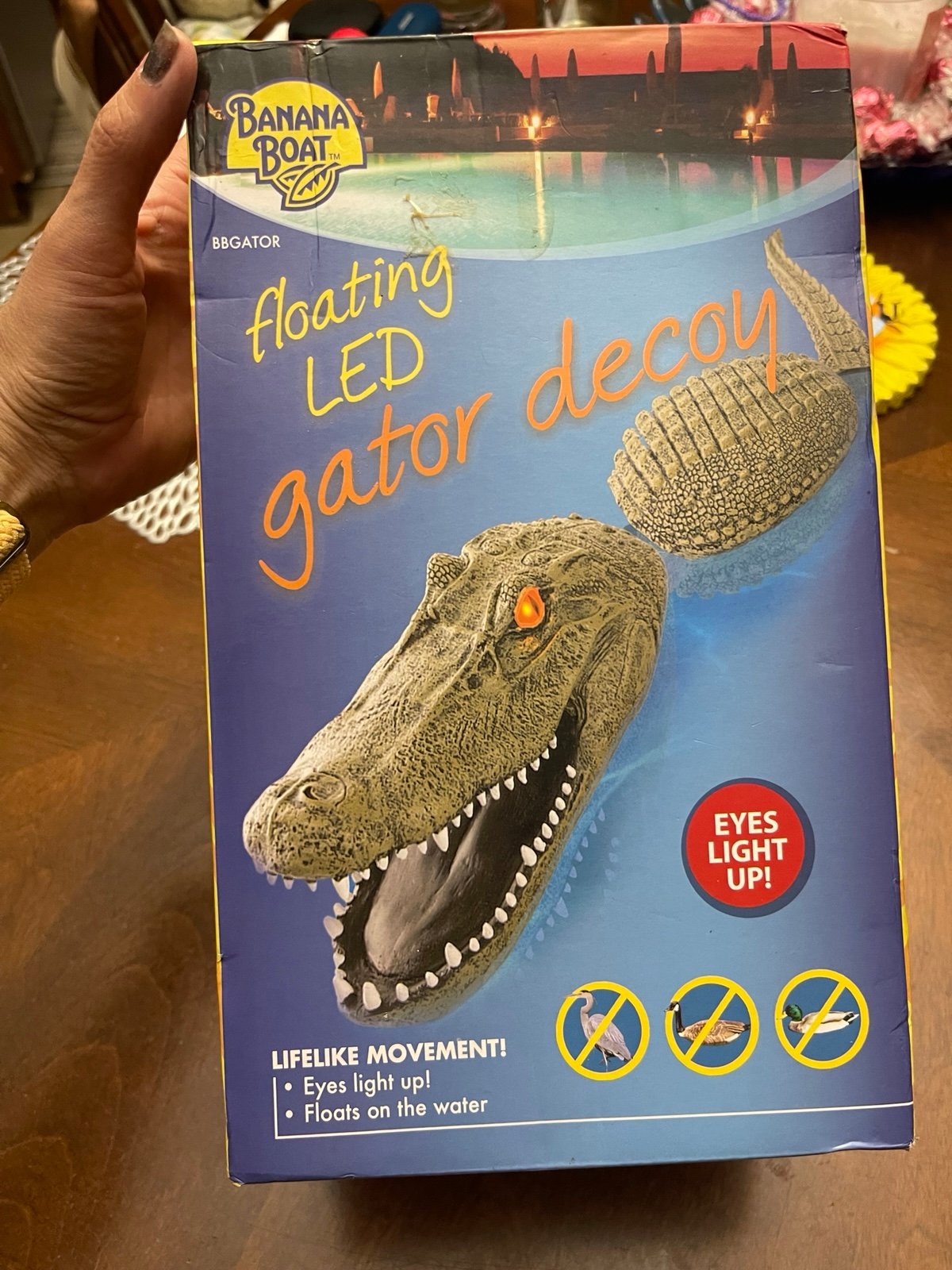 Banana Boat Gator Decoy