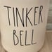 NWT Gorgeous 3D Rae Dunn Disney Canister White Ceramic Tinkerbell Tinker Bell