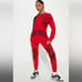 Savage Crown Long Sleeve 100% Cotton Top - Red Size Med REFFNB