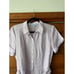 NWT Hill House Women's The Laura Linen Mini Shirt Dress Lilac Striped Size XS