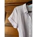 NWT Hill House Women's The Laura Linen Mini Shirt Dress Lilac Striped Size XS